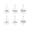 Les styles de gravure de la médaille de baptême KHAMSA BOY de la collection de bijoux pour enfants MIKADO.