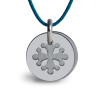 Médaille de baptême CROTZ argent sur cordon de la collection de bijoux pour enfants MIKADO.