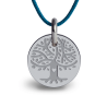 Dimensions de la médaille de baptême LOVETREE sur cordon de la collection de bijoux pour enfants MIKADO.