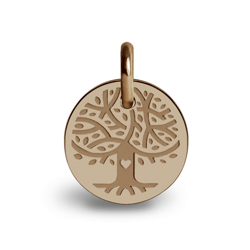 Médaille de baptême LOVETREE or rose de la collection de bijoux pour enfants MIKADO.